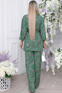 Костюм Зарина (зелено-розовый) К9004 - Lt collection фото 12