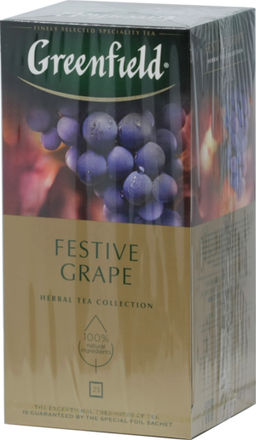 Greenfield. Festive Grape карт.пачка, 25 пак.