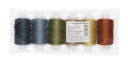 Нитки 20/4 100% полиэстер 0.2 мм 6 шт 145 м 159 я ассорти