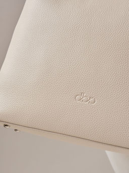 Кожаная сумка шоппер Olga DBR 30948 светлый крем  фото 7