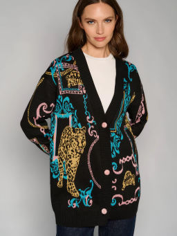 Кардиган женский 12411-54016 multicolor