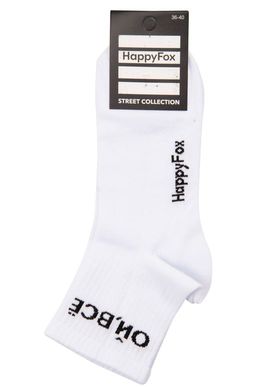 Носки с надписью Happy Fox