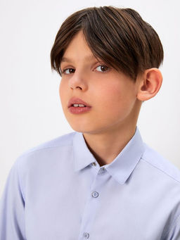 ACOOLA / Сорочка верхняя детская для мальчиков Tumpy голубой  фото 3