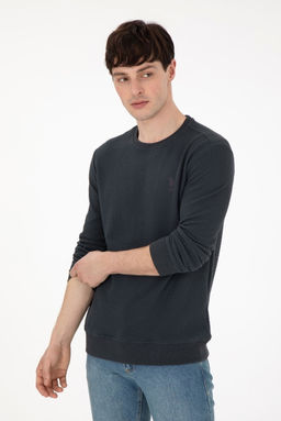 Мужской свитшот антрацитового цвета Неожиданная скидка в корзине - U.s. polo assn фото 3