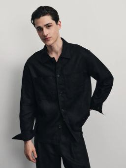 Рубашка 100% лён premium / Zarina