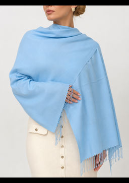 Палантин облегченный Pashmina Lanotti/св.бежевый  фото 2