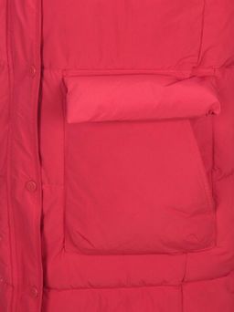 2197 RED Пуховик женский зимний AIKESDFRS (холлофайбер) - Fashion фото 5