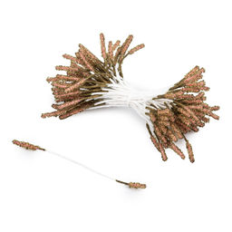 Blumentag Тычинки для искусственных цветов TIC/B-1.5 10 х 85 шт темно-бежевый/dark beige  фото 4