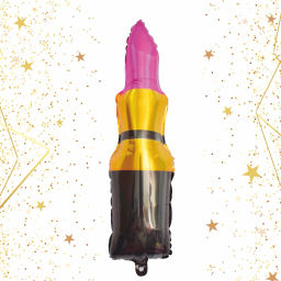 Шар фольгированный 30*90 см "Стиль - Помада"