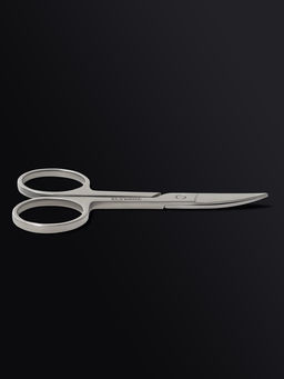 Ножницы маникюрные Premium, загнутые, узкие, 8.8 см, на блистере