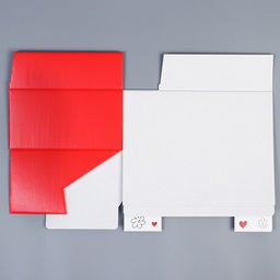 Коробка подарочная сборная, упаковка, «Люблю», 30 х 23 х 12 см