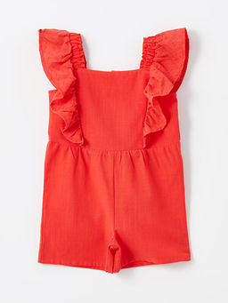 Kare Yaka Basic K?z Bebek K?z Bebek Salopet - Waikiki фото 2