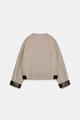 FAUX SUEDE STRAIGHT-LEG TROUSERS - Zara фото 31