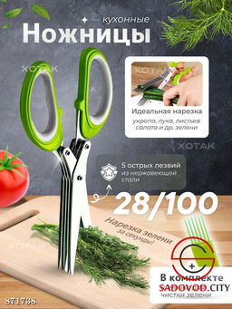 Ножницы для зелени с 5 лезвиями