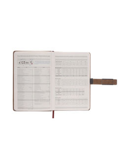 Ежедневник недатированный формат А5, с хлястиком, 112 листов, линия, пвх, коричневый - Simaland фото 6