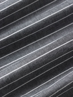 Постельное бельё евро «Этель» Quiet shade, жатый хлопок, серое