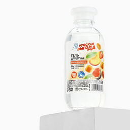 Цена за 2 шт. Гель для душа РУССКАЯ ВЫГОДА, 300 мл, аромат фруктов и карамели