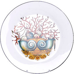 30820 Блюдо круглое 20,5см Страна чудес доломит LR (х48)