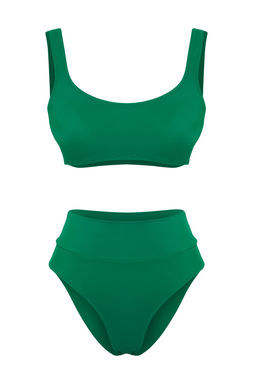 TRENDYOLMILLA Siyah Bralet Yuksek Bel High Leg Regular Core Bikini Tak?m? TBESS22BT0010  фото 5