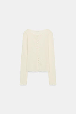 RUSTIC T-SHIRT WITH BUTTONS - Zara фото 7