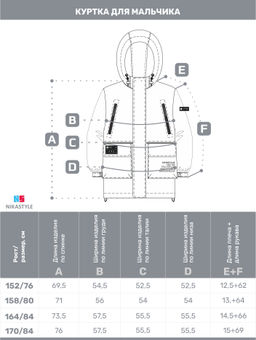 Куртка 4м3725 серый - Nikastyle фото 8
