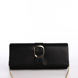 Сумка-клатч на магните, цвет чёрный