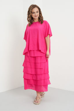 Костюм юбочный 4473 фуксия - Fantazia mod фото 2