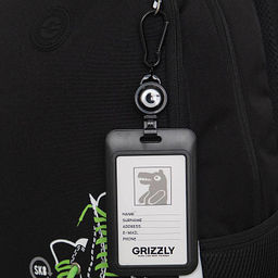 RB-651-5 Рюкзак школьный с картхолдером на держателе - Grizzly фото 10