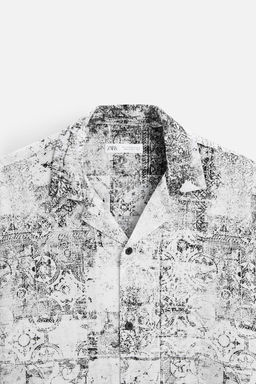 ABSTRACT PRINT SHIRT - Zara фото 8