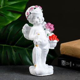 Фигура гипс Ангел с зонтиком, 22?10 см