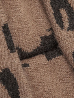 Шапка жен. шерсть+анг+нейл LB-A53059 taupe/d.brown - Labbra фото 4