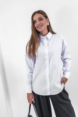 Рубашка Алисента (белый) - Nadi bordo фото 5