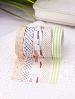 Набор декоративного скотча "Patterns", beige series, mix