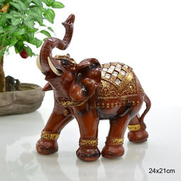 Статуэтка Слон 21 см / 5466 /уп 24/