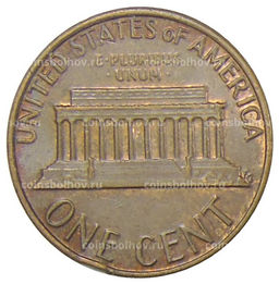 Монета 1 цент 1980 года D США