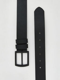 Deri G?r?n?ml? Erkek Kemer