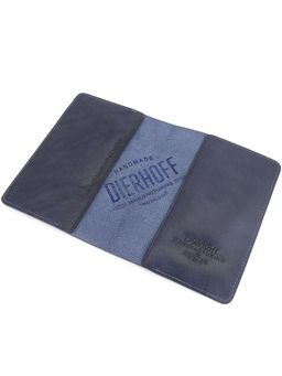 Мужская кожаная обложка для паспорта Dierhoff Д 6013-900 - Sergio valentini фото 2