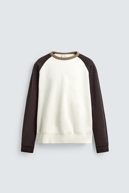 SUDADERA CREWNECK COLOR BLOCK / Multicolor - Zara фото 7