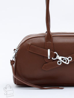 Сумка женская кожаная 9198SP d.brown Velina Fabbaino-Safenta в Новосибирске