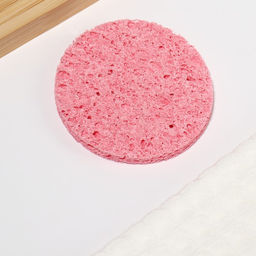 Цена за 6 шт. Спонж для умывания «Мягкость», d=7.5 см, МИКС