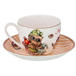 ЧАЙНЫЙ НАБОР СОВУШКИ НА 1ПЕР. 2ПР. 380МЛ - Lefard фото 3