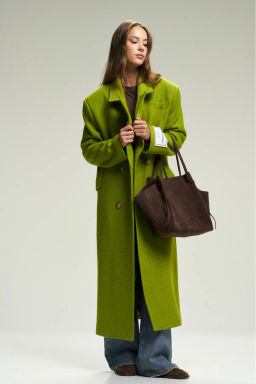 Пальто-макси из вареной шерсти Grinch - Erist store фото 2