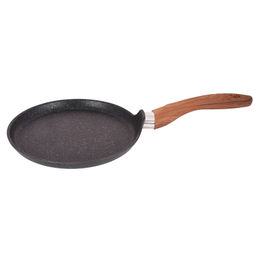 Сковорода блинная алюмин. 220мм с ручкой (АП) "Granit ultra Induction" blue (сбгги222а) (Кукмара)