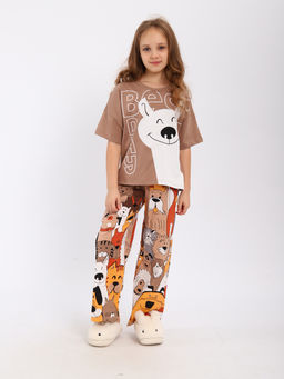 Пижама "Друзья" бежевый