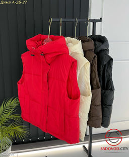 Жилетка женская с капюшоном - Bruno фото 5