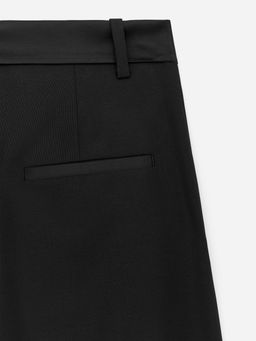 Pantalones plisados con cintur?n de sat?n - H&m фото 3