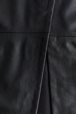 Falda cruzada en tejido revestido - H&m фото 6