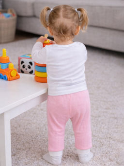 Ползункиштанишки короткие розовые