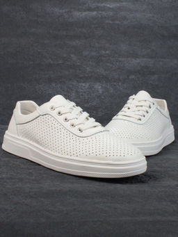 05-PDXL143-2 BEIGE Кроссовки женские (натуральная кожа) - Фабричный китай фото 13