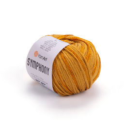 Симфония (Symphony) пряжа YarnArt 80%хлопок 20%вискоза 10х50г/125м  фото 5
